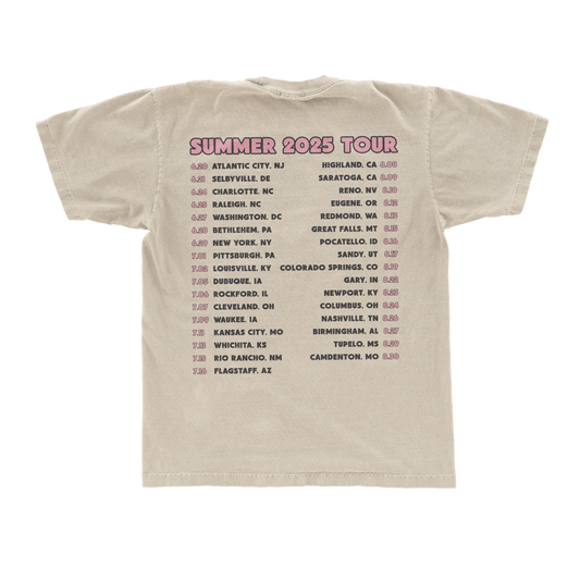 2025 Summer Tour Eyeball Wall Tee