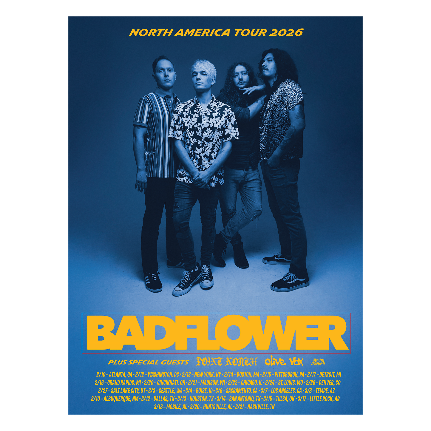 2026 North American Tour Poster