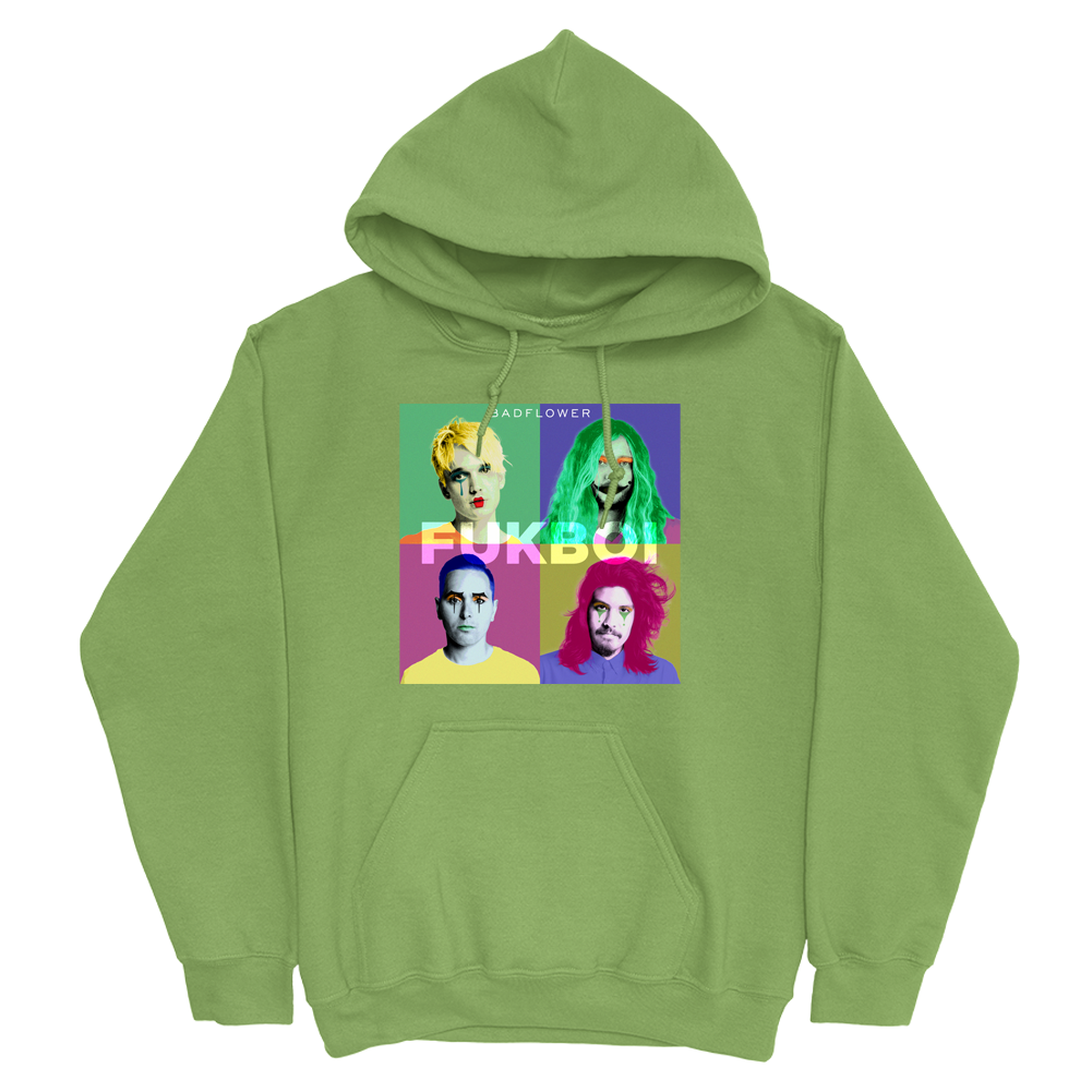 Badflower Fukboi Cover Pullover Hoodie Kiwi