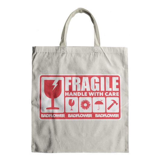 Handle With Care Fragile Tote