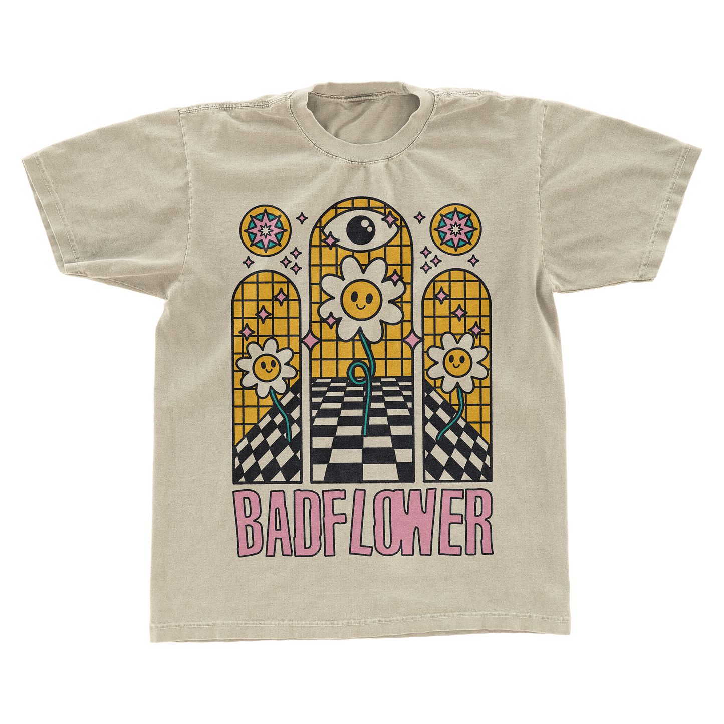 2025 Summer Tour Eyeball Wall Tee